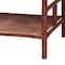 Bali & Pari Brier Marbled Tortoise Natural Rattan Console Table 262-14438-ZORO - alternate 6
