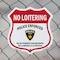 Signmission Bilingual No Loitering Shield Sign Polic, 18 inch X 18 inch, Plastic Sign, 2PK SHI-P-2PACK-18-365 - alternate 2