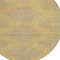 Homeroots 8' Gold And Ivory Round Geometric Washable Indoor Outdoor Area Rug 598742 - alternate 2