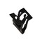 Auveco GM Garnish Moulding Fastener 1/2in Width 5/8in Height, 25PK 20268 - alternate 1