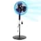 Vie Air 16 Inch 3 Speed Oscillating Stand Fan with Remote Control in Black VA-16STF-BK - alternate 1