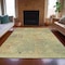 Homeroots 9' X 12' Sage And Beige Abstract Washable Indoor Outdoor Area Rug 630889 - alternate 3