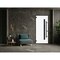 Vdomdoors Front Exterior Prehung Steel Door Ronex0162 Red Oak Entry Metal Modern Painted W36xH80 Right hand RONEX0162EXD-RED-W36 x H80-RH-I - alternate 2
