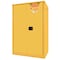 Securall Flammable Storage Cabinet, 90 Gallon, 2 Shelves, 43 in W x 65 in H x 31 in D, Yellow A290 - alternate 1