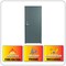 Fortis Doors Door Kit, Left-Handed, 84 in H, 36 in W, Galvanized Steel KIT18GHWST3684CDLLH - alternate 3