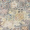 Homeroots 8' Gold Blue And Brown Round Floral Washable Indoor Outdoor Area Rug 604152 - alternate 5
