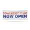 Signmission Convenience Store Now Open, 48 Inch x 120 Inch, Vinyl Banner B-120-30528 - alternate 1