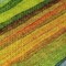 Homeroots 3' X 5' Green Teal Blue And Copper Striped Washable Indoor Outdoor Area Rug 631209 - alternate 5