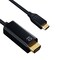 Sanoxy 3ft USB 3.1 Type C Male to HDMI 4K at 60Hz Male Cable, Black SNX-CBL-LDR-U3108-1103 - alternate 1