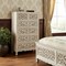 Homeroots 35" White Solid Wood Six Drawer Chest 521239 - alternate 2