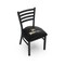 Holland Bar Stool Co BlackLogo Chair, VinylSeat L00418WrtStU - alternate 1
