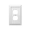 Amerelle Cottage Wall Plate, Faux White Wood, 1 Duplex 279DW - alternate 2