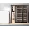 Sartodoors Slab Barn Door Panel Frosted Glass 24x96 Solid Core Modern Interior QUADRO4088S-CA-2496 - alternate 3