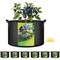 Ipower Plant Grow Bag 7 Gallon Heavy Duty Fabric Pots, 300g Thick Nonwoven, Black 2024 Version, 6PK GLGROWBAG7X6BLK - alternate 1