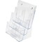 Deflecto Docuholder, 3 Tier, Wall-Mount, Clear 77401 - alternate 1