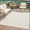 Homeroots 4' X 6' Cream and Beige Geometric Distressed Indoor Outdoor Area Rug 558788 - alternate 5