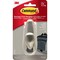 3M Command 4-1/8 in. L Brushed Nickel Metal Large Hook 5 lb. cap. 1 pk FC13-BN-ES - alternate 1