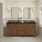 James Martin Vanities Lorelai 72" Double Vanity, Mid-Century Walnut, w/ 3 CM Phantome Eclos Top 424-V72-WLT-3PHT - alternate 3