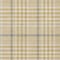 Homeroots 3' X 5' Gold Gray And Beige Plaid Washable Indoor Outdoor Area Rug 601476 - alternate 5