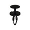 Auveco GM Push-Type Retainer - Black Nylon, 50PK 20880 - alternate 1