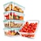 Nutrichef 10 Piece Glass Food Storage Containers with Lids, Green NCCLX5A2 - alternate 1