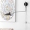 Jonathan Y Frank 35" Iron Retro Swing LED Wall Sconce, Black JYL9067B - alternate 2