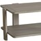 Homeroots 45" Natural Solid Wood Distressed Coffee Table With Shelf 653945 - alternate 3