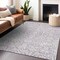 Homeroots 8' X 10' Lavender And Ivory Damask Washable Indoor Outdoor Area Rug 595166 - alternate 3
