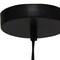 Homeroots Black Simple Iron Ceiling Light With Clear Shades 651622 - alternate 2