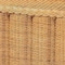 Bali & Pari Andrea Natural Rattan Console Table - Handwoven Wicker Accent Table with Pleated Skirt, Boho Decor 267-14599-ZORO - alternate 3