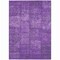 Homeroots 3' X 5' Purple Eggplant And Gray Patchwork Washable Indoor Outdoor Area Rug 581605 - alternate 4