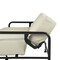 Homeroots 79" Beige Fabric Convertible Futon Steel Sleeper Reclining Sofa 719578 - alternate 4