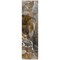 Homeroots 8' Runner Brown and Gray Abstract Washable Non Skid Indoor Outdoor Runner Rug 559434 - alternate 3