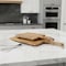 Homeroots Set of Two Natural Solid Wood Handmade Serve Boards With Handles 609082 - alternate 3
