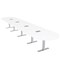 Skutchi Designs 18ft Racetrack Conference Table With Power | Harmony Series | 18 Person Meeting Room Table HAR-RAC-48X216-T-W960-ESIL - alternate 1