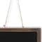 Homeroots 15" X 19" Brown Wood Hanging Chalkboard 642297 - alternate 4