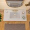 Whitehaus Collection 43 in Countertop Vanity Sink with Integrated Rectangular Bowl, Faucet Drilling and Overflow WHCS4322-3H - alternate 5