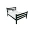 Homeroots Dark Green Solid Wood Full Bed Frame 546952 - alternate 3