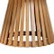 Bali & Pari Caribic Modern Slatted Acacia Wood Coffee Table 254-13767-ZORO - alternate 3