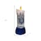 Homeroots 10" Blue And White Flameless Hanukkah Pillar Candle With Snow Globe 633981 - alternate 6