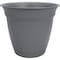 Hc Companies Eclipse 12'' Warm Gray Planter with Saucer ECA12000A42 - alternate 1
