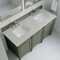 James Martin Vanities Brittany 60" Double Vanity, Smokey Celadon, w/ 3 CM Siberian Silestone Top 650-V60D-SC-3SFR - alternate 5