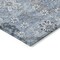 Homeroots 3' X 5' Sky Blue And Denim Blue Floral Washable Indoor Outdoor Area Rug 588864 - alternate 5