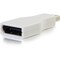 C2G MINI DISPLAYPORT&TRADE; MALE TO DISPLAYPORT&TRADE; FEMALE ADAPTER - WHITE 18409 - alternate 1