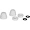 Fluidmaster Secure Cap White Plastic Screw-On Toilet Bolt Caps, 2PK 7110T-002-P10 - alternate 1