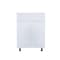 Cambridge Radiance 27 in. W x 24 in. D x 34.5 in. H Ready to Assemble Slab Base Kitchen Cabinet in White Gloss SA-B27-WG-KIT - alternate 1