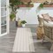 Homeroots 6' Gray And Ivory Geometric Indoor Outdoor Area Rug 556323 - alternate 3