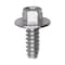 Auveco Slotted Hex Washer Head License Plate Screw #14 x 5/8in Zinc, 50PK 16422 - alternate 1