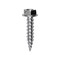 Auveco 8 x 3/4in Slotted Hex Washer Head Tapping Screw Zinc, 100PK 3376 - alternate 1