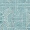 Homeroots 9' X 12' Teal Blue And Ivory Abstract Washable Indoor Outdoor Area Rug 594963 - alternate 6